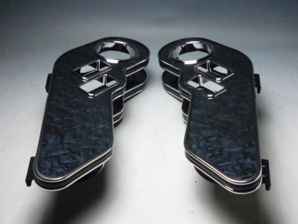 【売り切り! お買い得】DA64系エブリィ サイドテーブル運転席側、助手席側セット ブラックウッド BKxシルバー その1