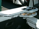 52スクラムバンサイドテーブル 助手席側 カスタム カスタムパーツ 車内収納 高級感 インテリア性 ドリンクホルダー付き 日本製 自社製作 職人仕上げ カーアクセサリー カー用品 車用収納