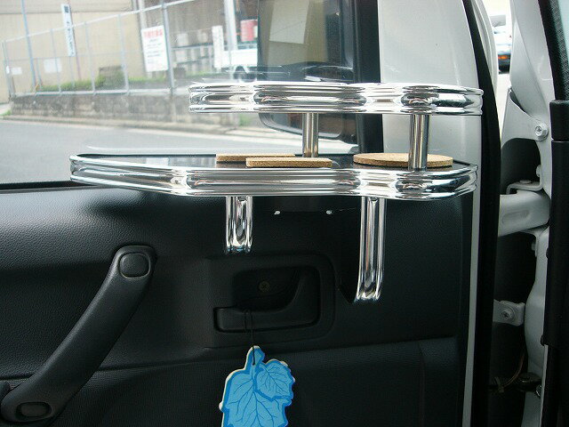 【全品10％OFFクーポン配布中】DA63Tキャリートラック サイドテーブル助手席側 カスタム カスタムパーツ 車内収納 高級感 インテリア性 ドリンクホルダー付き 日本製 自社製作 職人仕上げ カーアクセサリー カー用品 車用収納