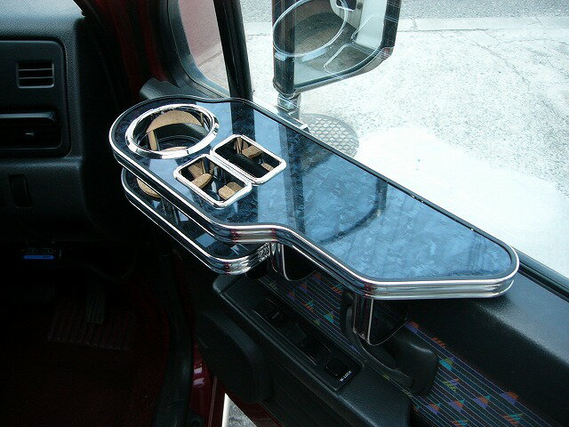 【全品20％OFFクーポン配布中】CTワゴンRサイドテーブル(3枚ドア） 運転席側 カスタム カスタムパーツ 車内収納 高級感 インテリア性 ドリンクホルダー付き 日本製 自社製作 職人仕上げ カーアクセサリー カー用品 車用収納