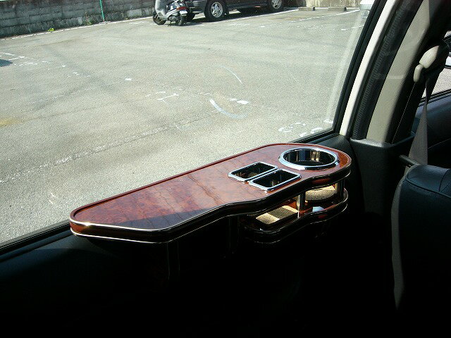 ADバン(99/6〜)サイドテーブル セカンド左側 カスタム カスタムパーツ 車内収納 高級感 インテリア性 ..