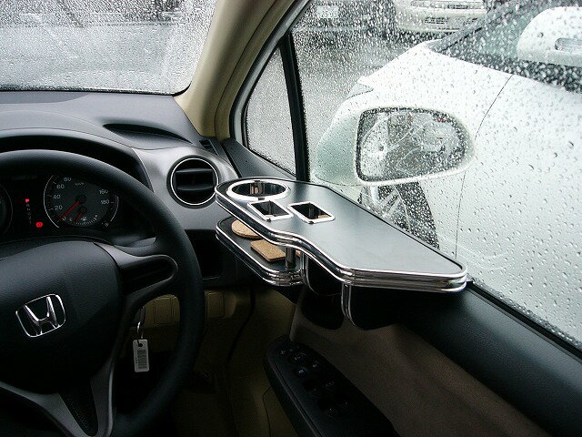 RN6ストリーム サイドテーブル運転席側 カスタム カスタムパーツ 車内収納 高級感 インテリア性 ドリンクホルダー付き 日本製 自社製作 職人仕上げ カーアクセサリー カー用品 車用収納