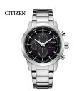 CITIZEN 腕時計 エコ ドライブ 海外モデル CA0610-52E メンズ 43MM シルバー ブラック 並行輸入