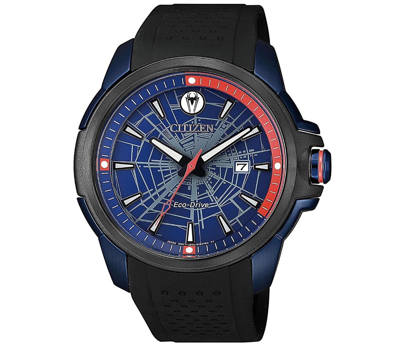  腕時計 「Spider-Manモデル」 オリジナルBOX付 AW1156-01W メンズ ブラック