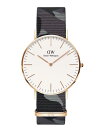 正規品 Daniel Wellington ダニエルウェリントン Classic Brigade ローズゴールド/シルバー 40mm DW メンズ 腕時計 彼氏に ギフト ブランド時計 ペアウォッチ