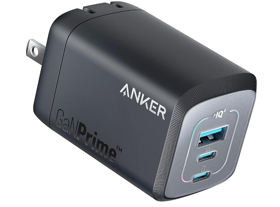 Anker Prime Wall Charger (100W, 3 ports, GaN) (ブラック)