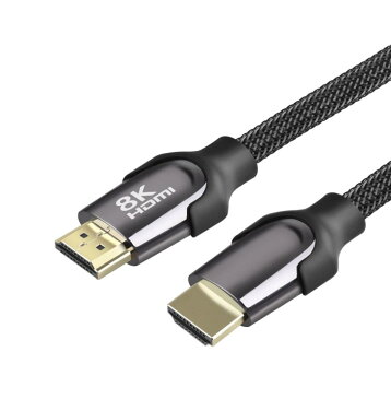 8K HDMI　ケーブル　2メートル　48Gbps　編み込みケーブル HDMIオス to HDMIオス 変換ケーブル 8K@60Hz 4K@120Hz 4K@60Hz 4K@30Hz HDMI2.1規格 HDMI リピータ ハイスピード 金メッキ 解像度7680x4320p 安定伝送 テレビ、モニター、プロジェクター