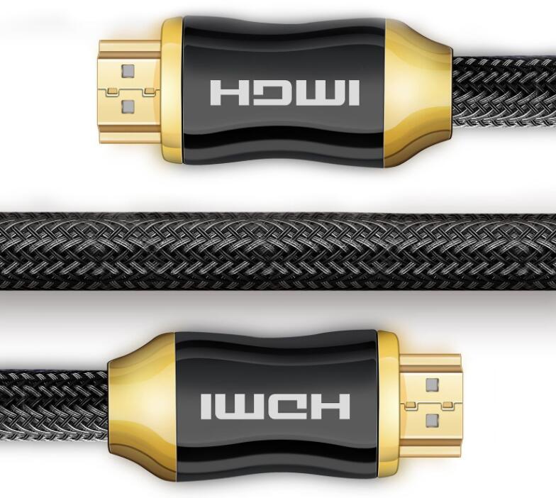 ハイスピードHDMIケーブル 4K　15m HDMI 2.0規格 28AWG銅導体 ナイロン編み 金属シャルコネクター イーサネット/ARC/4K/2160P/フルHD/1080p/3D/Xbox/PS3/PS4/PC/Apple TVなど対応