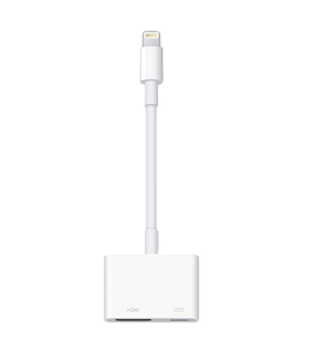 アップル 純正 Apple Lightning - Digital AVアダプタ HDMI iPhone/iPad/iPod対応 TV テレビ 変換 HDMI出力ケーブル アイフォン アイパッド ミラーリング MD826AM/A
