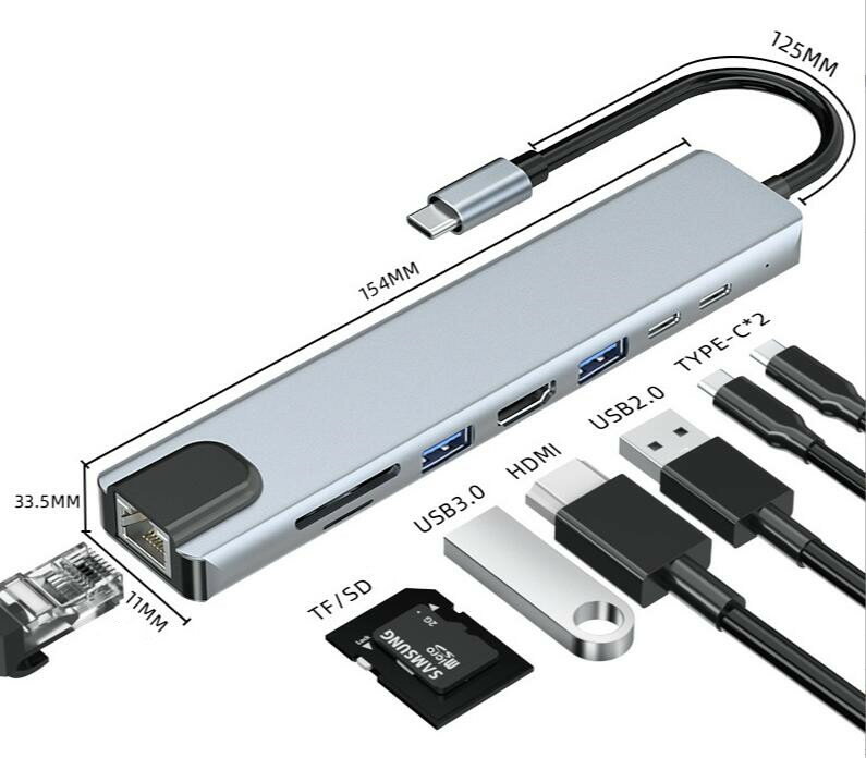 }` USB-Cnu 8-in-1 (MacBook Pro/M1, MacBook Air2018ȍ~, 2020 iPad Air, iPad ProȂǑΉ)