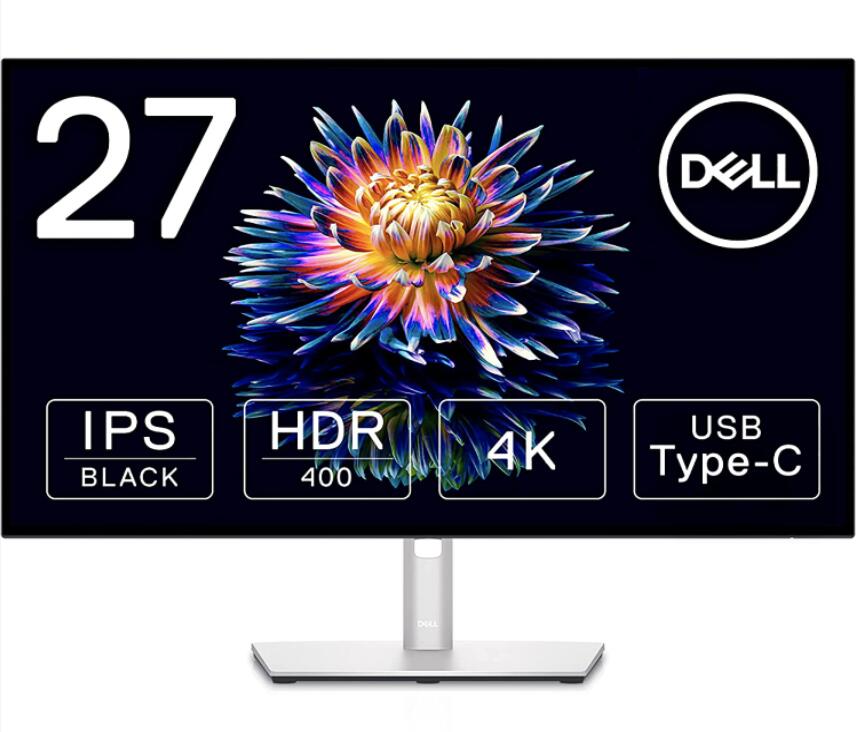 Dell ハイエンドシリーズ U2723QX 27インチ 4K ハブモニター(3年間無輝点交換保証/IPS Black,非光沢/USB Type-C,DP,HDMI/VESA DisplayHDR™ 400/Rec.709 100%/フレームレス/高さ調整/回転)