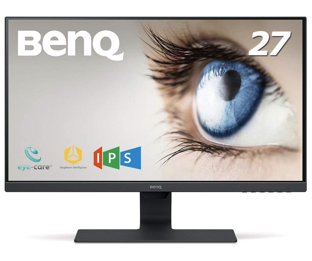 お買い得BenQ GW2780 アイケアモニター (27インチ/IPS/ノングレア/ブルーライト軽減/ベゼルレス/輝度自動調整機能(B.I.)搭載/スピーカー(2Wx2)/D-sub/HDMI1.4/DP1.2)「非正規流通品のため保証対象外」