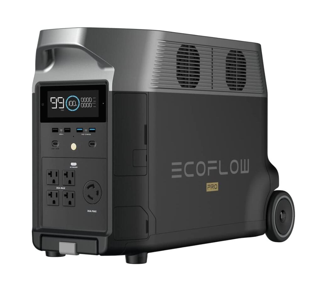 EcoFlow DELTA Pro (f^v) |[^ud 7{̒ _S`ECIdr [dTCN3500ȏ 3,600Wh e X-Stream}[d 3.1ԃt[d o3000W (T[W6000W) X-Boost@\
