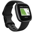 フィットビット スマートウォッチ（売れ筋ランキング） 【Suica対応】Fitbit Versa 4 スマートウォッチ ブラック [6日間以上のバッテリーライフ/Alexa搭載/GPS搭載] FB523BKBK-FRCJK