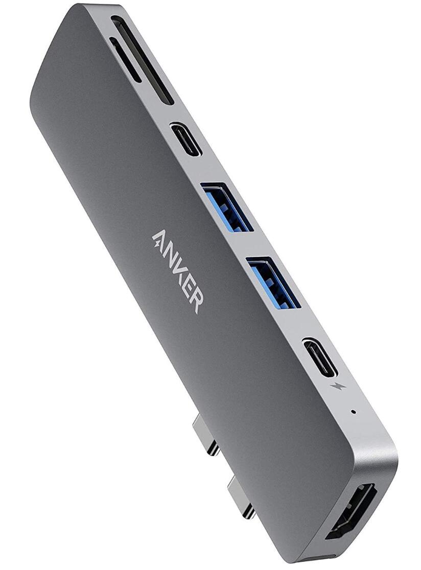 Anker PowerExpand Direct 7-in-2 USB-C PD メディア ハブ 4K対応 HDMIポート 100W Power Delivery 対応 多機能USB-Cポート USB-A ポート microSD SDカード スロット搭載