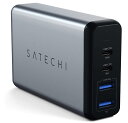 Satechi 75W fA Type-C PD gx`[W[ 2 USB-C PD & 2 USB 3.0 }[d PSEF (MacBook Pro, iPad Pro, iPhoneȂǑΉ)