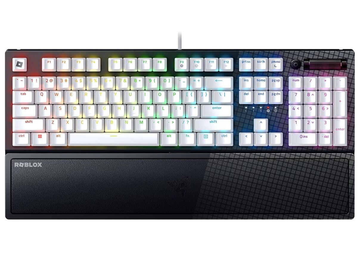 Roblox ゲーミングキーボード Razer レイザー BlackWidow V3 Roblox Edition グリーンメカニカルスイッチ搭載で満足感のあるキーストロークのフィードバックが体感できる有線キーボード リストレスト付属 【日本正規代理店保証品】