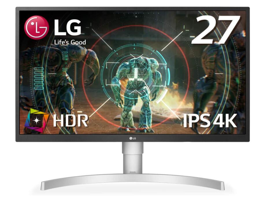 LG ゲーミング モニター ディスプレイ 27UL500-W 27インチ/4K/HDR(標準輝度:300cd/m2)/IPS非光沢/HDMI×2 DisplayPort/FreeSync/ブルーライト低減