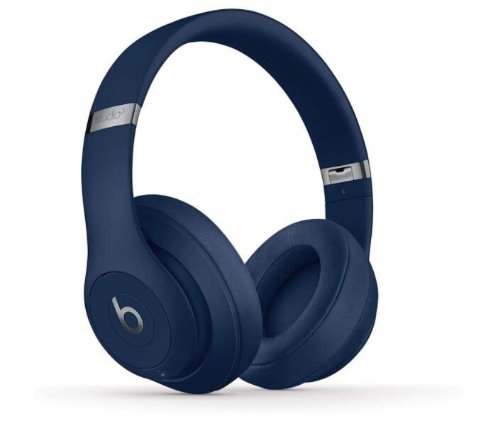 Beats Studio3 Wireless ワイヤレスノイズキャンセリングヘッドホン -Apple W1ヘッドフォンチップ、Class 1 Bluetooth、アクティブノイズキャンセリング機能、最長22時間の再生時間 - ブルー 日本正規代理店品