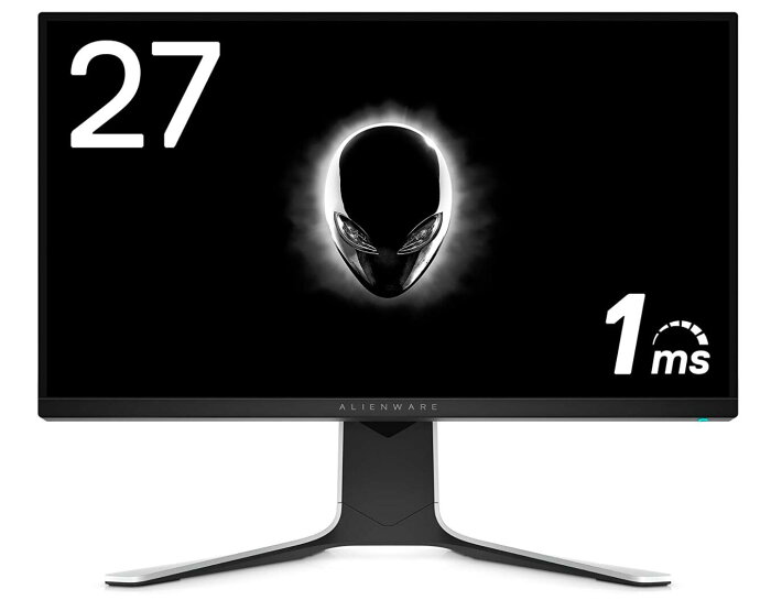 DELL ALIENWARE ゲーミングモニター 27インチ AW2720HF(3年間交換保証/FPS向き/1ms/240Hz/G-SYNC Compatible/フルHD/IPS非光沢/DP,HDMIx2)