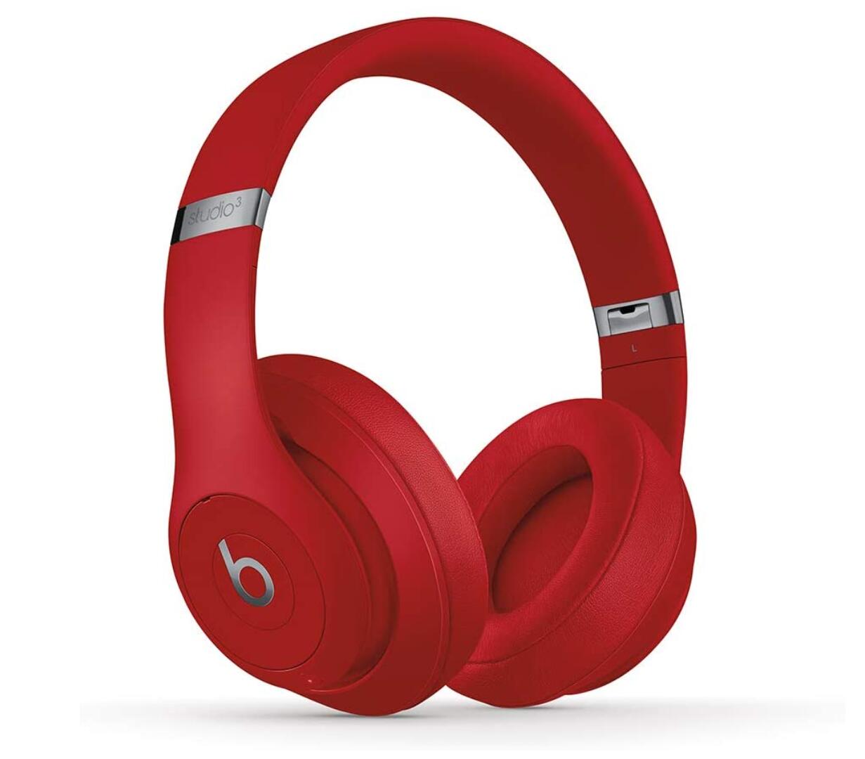 数量限定 Beats Studio3 Wireless ワイヤレスノイズキャンセリングヘッドホン -Apple W1ヘッドフォンチップ Class 1 Bluetooth アクティブノイズキャンセリング機能 最長22時間の再生時間 - レッド