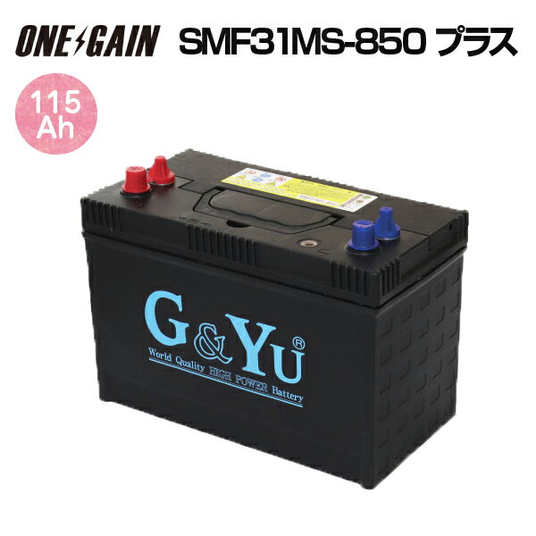 SMF31MS-850 プラス G&Yu セミサイクルバッテリー ディープサイクルバッテリー スター ...