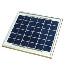 中型 小型ソーラーパネル 太陽光発電モジュール DC005-06 多結晶 最大出力5.0W ケーブル付属あり