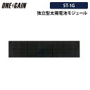 フレームレス太陽電池 太陽光発電モジュール 単結晶 ST-1G 最大出力1.3W メーカー直送代引き不可