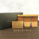 グッチ GUCCI フラット ポーチ ナイロン レザー 箱付き