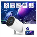 プロジェクター HY300 PRO 4K Android 11 デュアル Wifi6 260ANSI Allwinner H713 BT5.0 1080P 1280*720P ホームシネマ 屋外プロジェクター ホワイト(2)