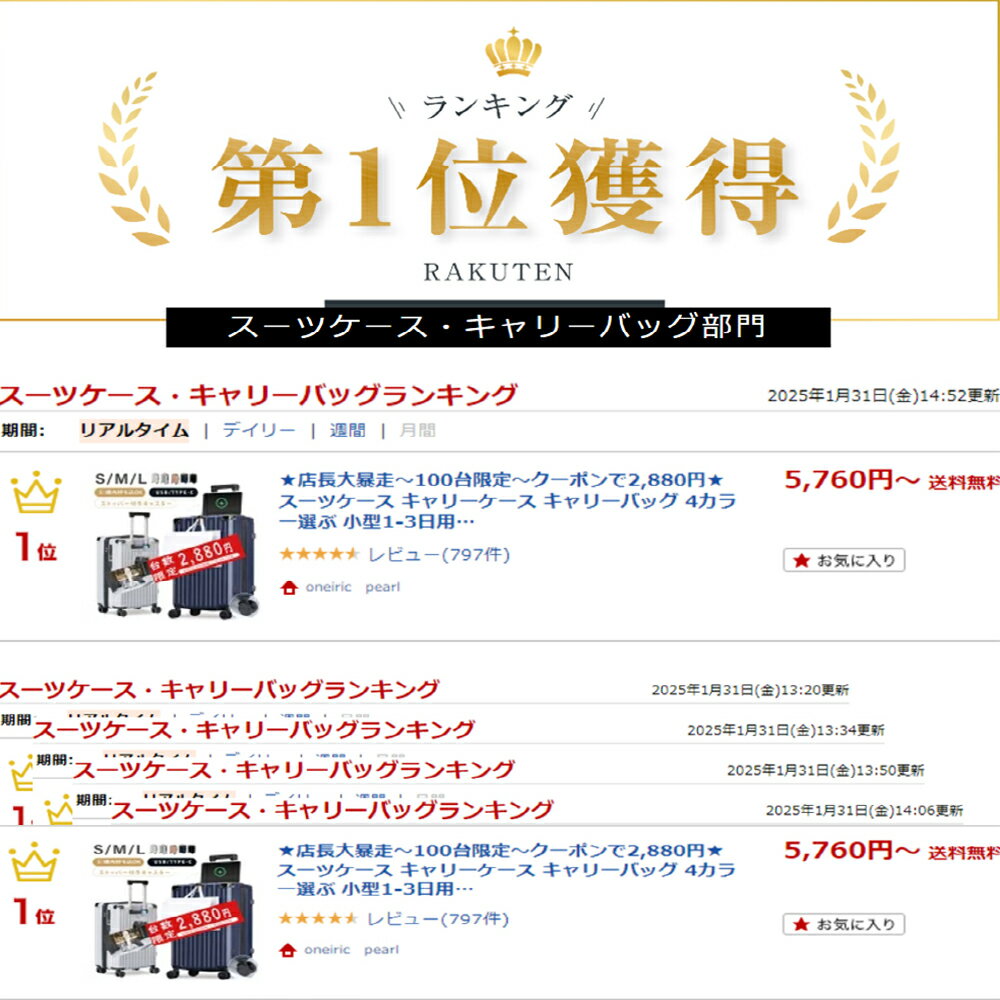 ★店長大暴走～100台限定～クーポンで2,880円★スーツケース キャリーケース キャリーバッグ 4カラー選ぶ 小型1-3日用 宿泊 超軽 大容量 Sサイズ トランク 修学旅行 海外旅行 GOTOトラベル 国内旅行 送料無料 op-a028