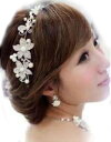【普通郵便 送料無料】結婚式 ティアラ ウェディング セットで1500円お買い得★豪華ウェディングジュエリー三点セット(ティアラts001、ネックレスxl1001)】