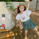 花柄ショートパンツ キッズ パンツ 子供 女の子 子供服 こども服 キッズ ベビー ボトムス ショーパン 短パン 薄手 かわいい 韓国ファッション 旅行 お出かけ オシャレ おしゃれ 夏 95 100 110 120 130