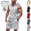 【送料無料】セットアップ メンズ おしゃれ 2点セット 上下セット ゴルフ パーカー ノースリーブ ベスト Tシャツ トップス ゴルフパンツ ショートパンツ ハーフパンツ スポーツ パンツ ストレッチ 大人 無地 20代 30代 40代 ユニセックス 男 服 春 夏 春夏 ファッション↑