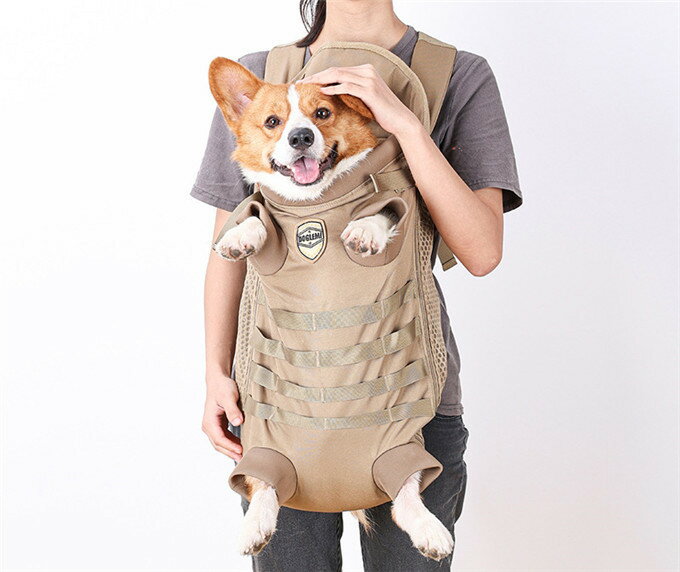 ペットバックパックサック ペットキャリアバッグ 犬のキャリアバックパック ペットバッグ ドッグ用 抱っこバック 厚地 通気 抱っこ紐 犬用 ペットキャリー リュック型 旅行 お出かけ便利 中型犬/大型犬