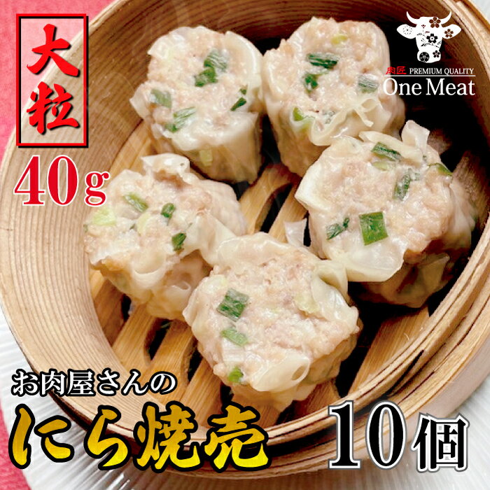 大粒 40g にら しゅうまい 焼売 10個 400g 中華 天心 冷凍 おつまみ おかず お弁当 家庭用 贈り物 プレゼント ギフト 御中元 内祝 御祝