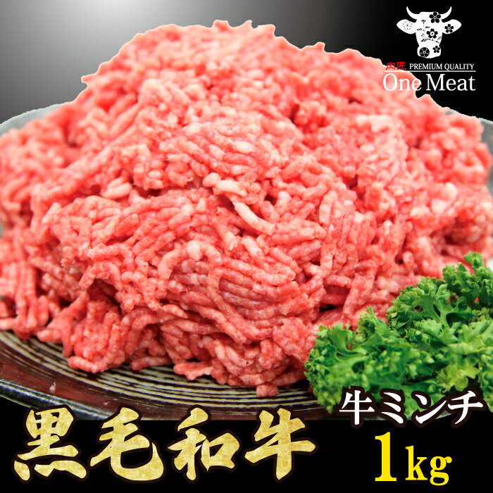 黒毛和牛 牛ミンチ1kg 250g 4パック ひき肉 ハンバーグ パティ 肉団子 ミートスパゲッティ 小分け パック ギフト 贈り物 プレゼント お歳暮 送料無料