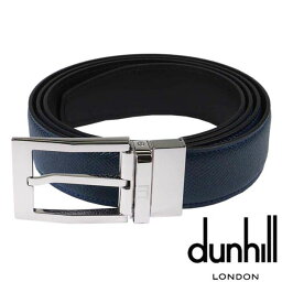 ダンヒル ベルト（メンズ） 【10%OFFクーポン 4/18 0:00～4/21 9:59】dunhill ダンヒル メンズ ネイビー ベルト 21R4T59CA410