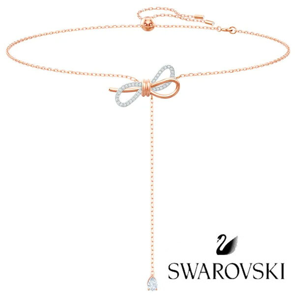 SWAROVSKI スワロフスキー Lifelong Bow ネックレス リボン ヘラクレスノット SWARO-5447082