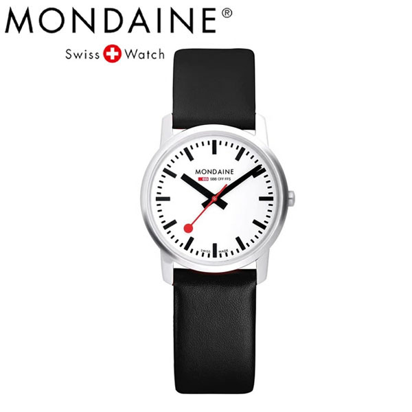 MONDAINE モンディーン Simply Elegant メンズ クォーツ 腕時計 ブラック A638-30350-11SBO