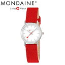 【最大2000円OFFクーポン 4/24 20:00～4/27 9:59】MONDAINE モンディーン CLASSIC レディース クォーツ 腕時計 ホワ…