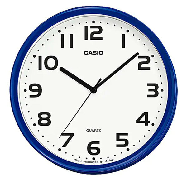 Rakuten - 【4/14〜4/17 10％オフクーポン配布中】CASIO カシオクロック ブルー 掛時計 IQ-24-2JF