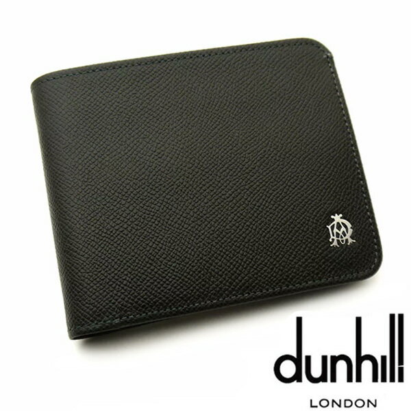 ダンヒル dunhill BOURDON メンズ ダークグレー 二つ折り財布 L2M132Z