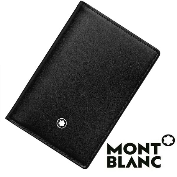 モンブラン 【10%OFFクーポン 6/1 0:00～6/2 9:59】モンブラン MONTBLANC カードケース 名刺入れ メンズ ブラック 名刺ケース MB-14108