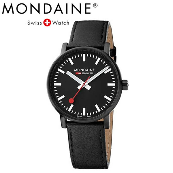 モンディーン 【最大2000円OFFクーポン 5/23 20:00～5/27 1:59】MONDAINE モンディーン EVO2 メンズ クォーツ 腕時計 ブラック MSE-40121-LB