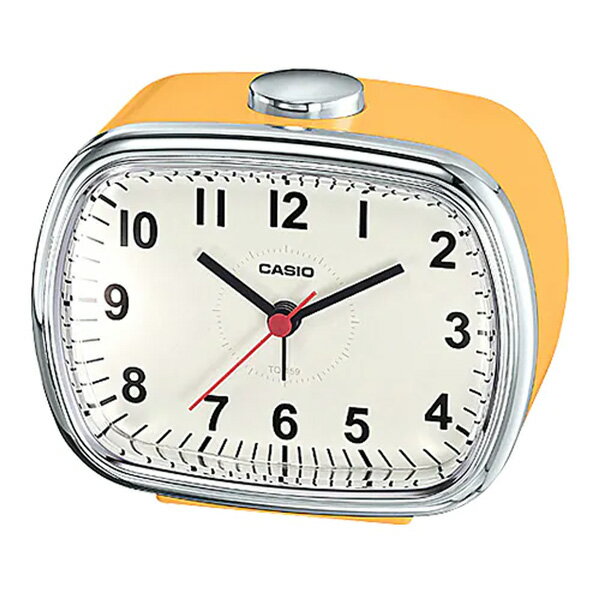 CASIO カシオクロック レトロイエロー 置時計 目覚まし時計 TQ-159-9JF