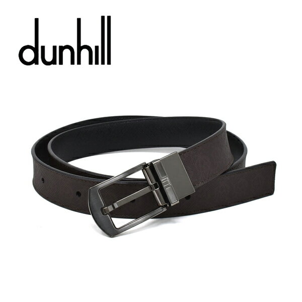 ダンヒル ベルト リバーシブル メンズ ガンメタル/ブラック ブランド ビジネス HPN180B42