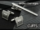 【andre courreges】アンドレ・クレージュ カフス シルバー ACC6502 【セットではありません】