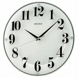 【最大2000円OFFクーポン 5/9〜5/16】【SEIKO CLOCK】セイコー スタンダード 掛け時計 ホワイト アラビア数字 KX608W【ネコポス不可】 【最大2000円OFFクーポン 5/9〜5/16】【SEIKO CLOCK】セイコー スタンダード 掛け時計 ホワイト アラビア数字 KX608W【ネコポス不可】