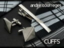 【andre courreges】アンドレ・クレージュ カフス シルバー CC5005 【セットではありません】